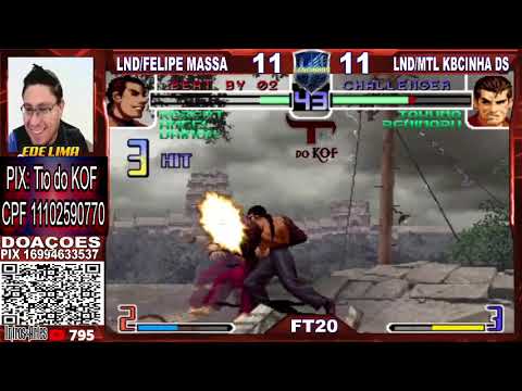 KBECINHA vs F MASSA modo RANDOM   MELHORES MOMENTOS   KOF 2002