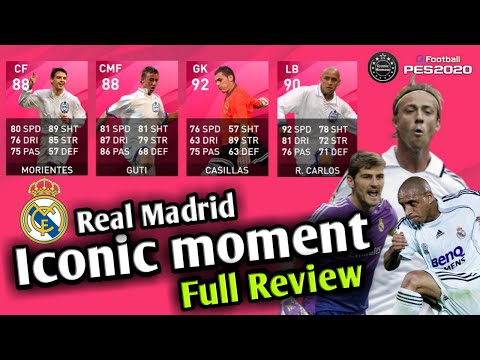 Real Madrid Iconic moment | Full Review | Casillas,Guti,Roberto Carlos,Morenties | Pes 2020 mobile