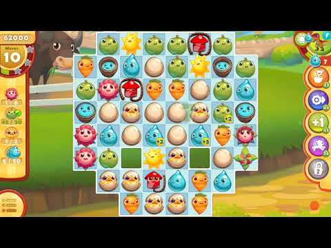 Farm Heroes Saga 365 level, 3 stars.