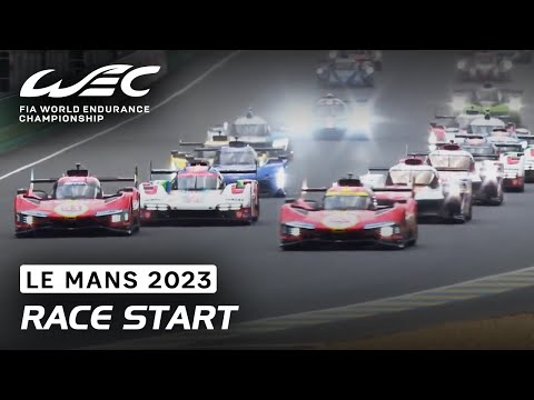 WEC 第4戦 ル・マン24時間レース レーススタート時のハイライト動画