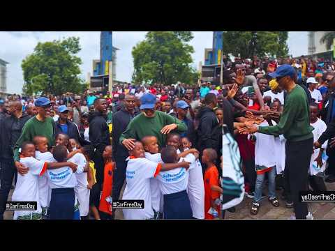 Video 🥰Carfreeday H.E PK yishimanye kandi akorana Sport rusange n'abatuye umugi wa Kigali