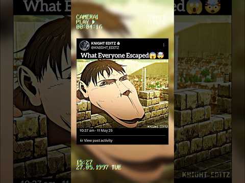 Jaw & Cart Titan Escape Attack Titan 😱 | AOT Final Season Part 2 Ep 1 | Anime Shorts