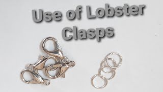 How to Use Lobster Claw Clasps | Dolphin Hook @morrowcraft