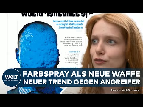 Video Thumbnail: DEUTSCHLAND: Farbspray statt Pfeffer - Was hinter dem Hype um das Schlumpfspray steckt!