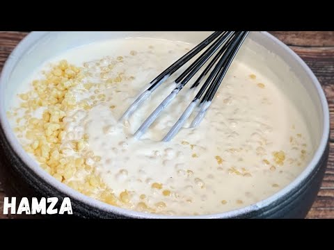 HAMZA - African Couscous Dessert | Comment Faire du Hamza au Yaourt