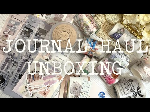 ASMR Unboxing | Journal Haul from Miso Paper | Japanese Stationery #journalsupplies #unboxingvideo