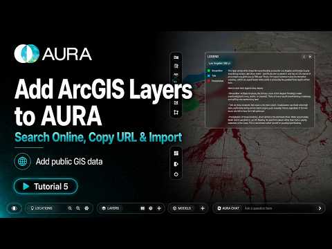 Adding ArcGIS Online layers to AURA tutorial