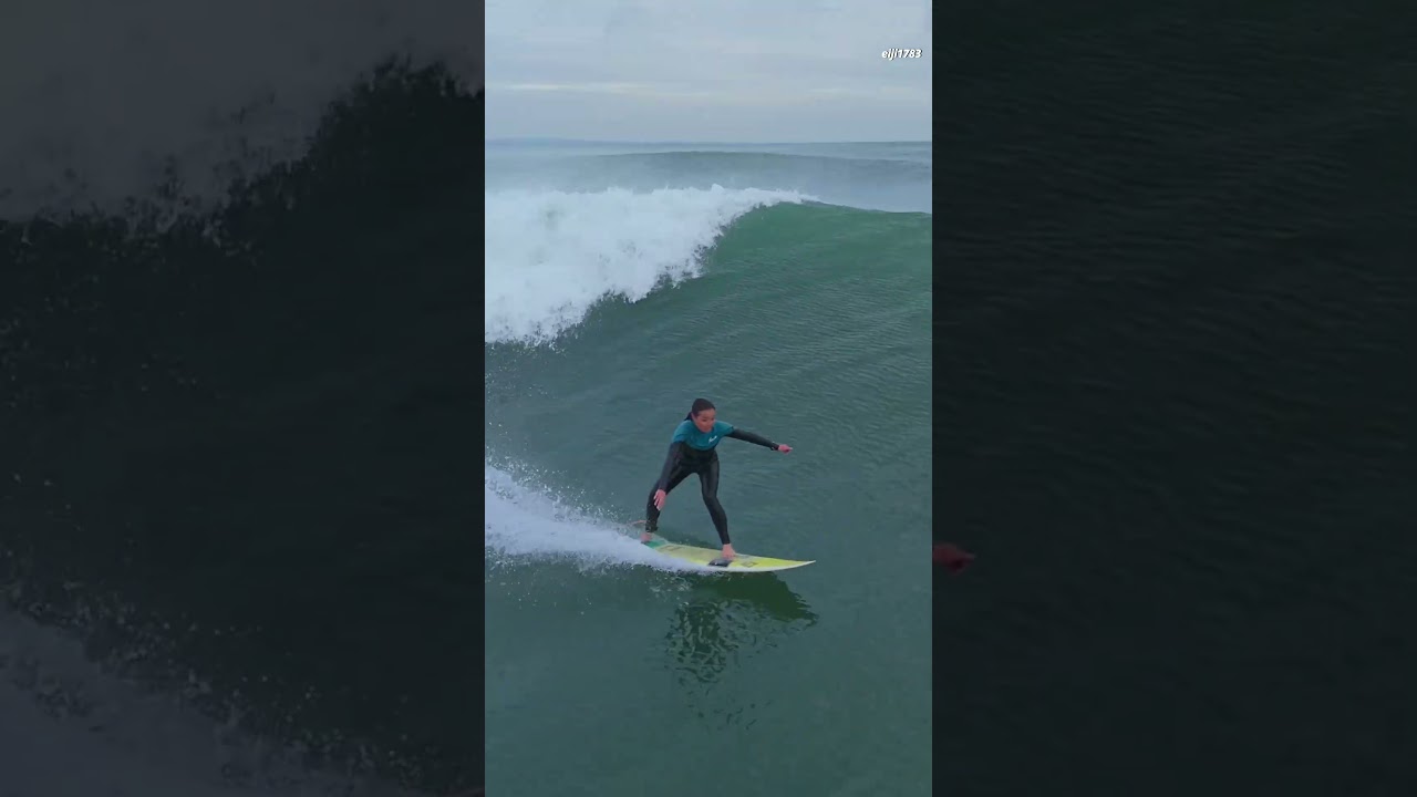 Rimi Okuda 奥田莉未  ＃鎌倉#湘南#サーフィン #Surfing #空撮 #ドローン #drone #surf #波 #女子サーファー