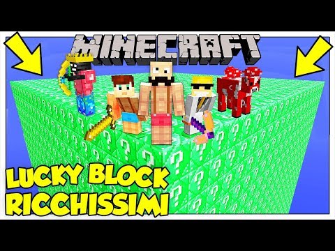 LA SFIDA DEI LUCKY BLOCK GIGANTI DI SMERALDO! - Minecraft ITA