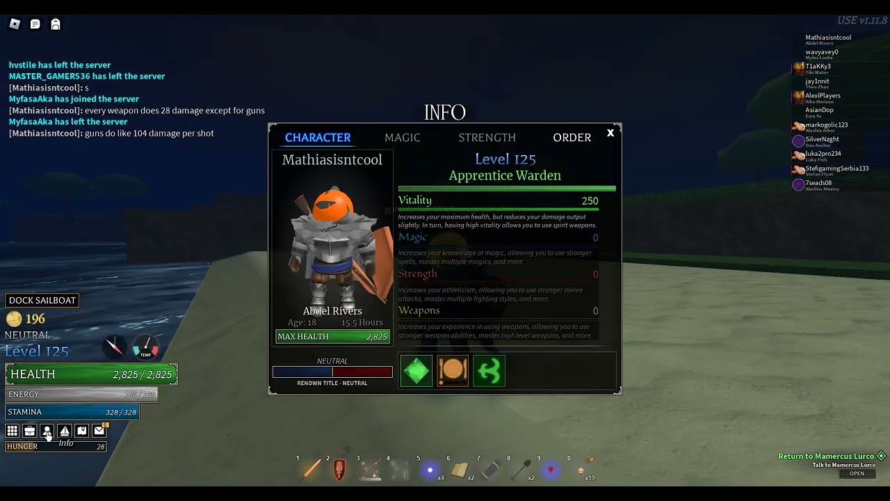 First Arcane Odyssey Warden