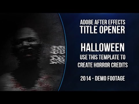 Horror Style Promo Title Opener
