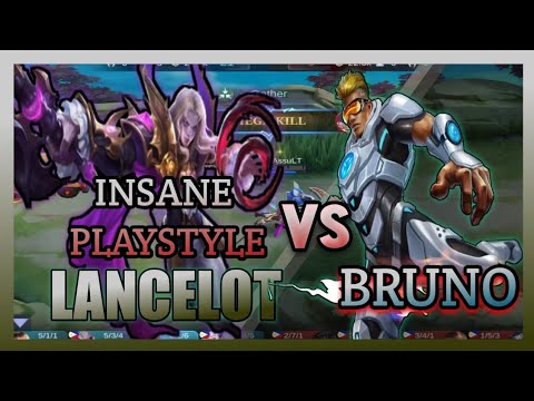 INSANE LANCELOT VS BRUNO GAMEPLAY MOBILE LEGEND
