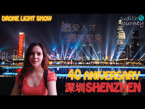 DRONE LIGHT SHOW - 40 ANIVERSARIO SHENZHEN, SILLICON VALLEY DE CHINA