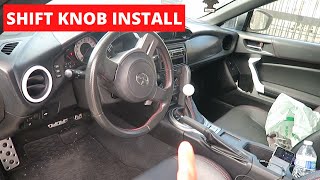 HOW TO INSTALL AFTERMARKET SHIFT KNOB ON AUTOMATIC FRS