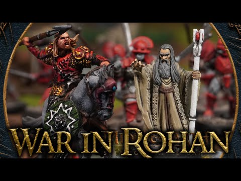 Uruk Hai RAID! Rohan Vs Isengard ~ Middle Earth SBG Battle Report