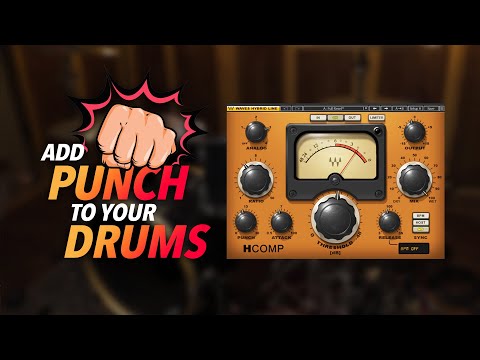 3 COMPRESSION TRICKS to add PUNCH to your Drums with the WAVES H-COMP