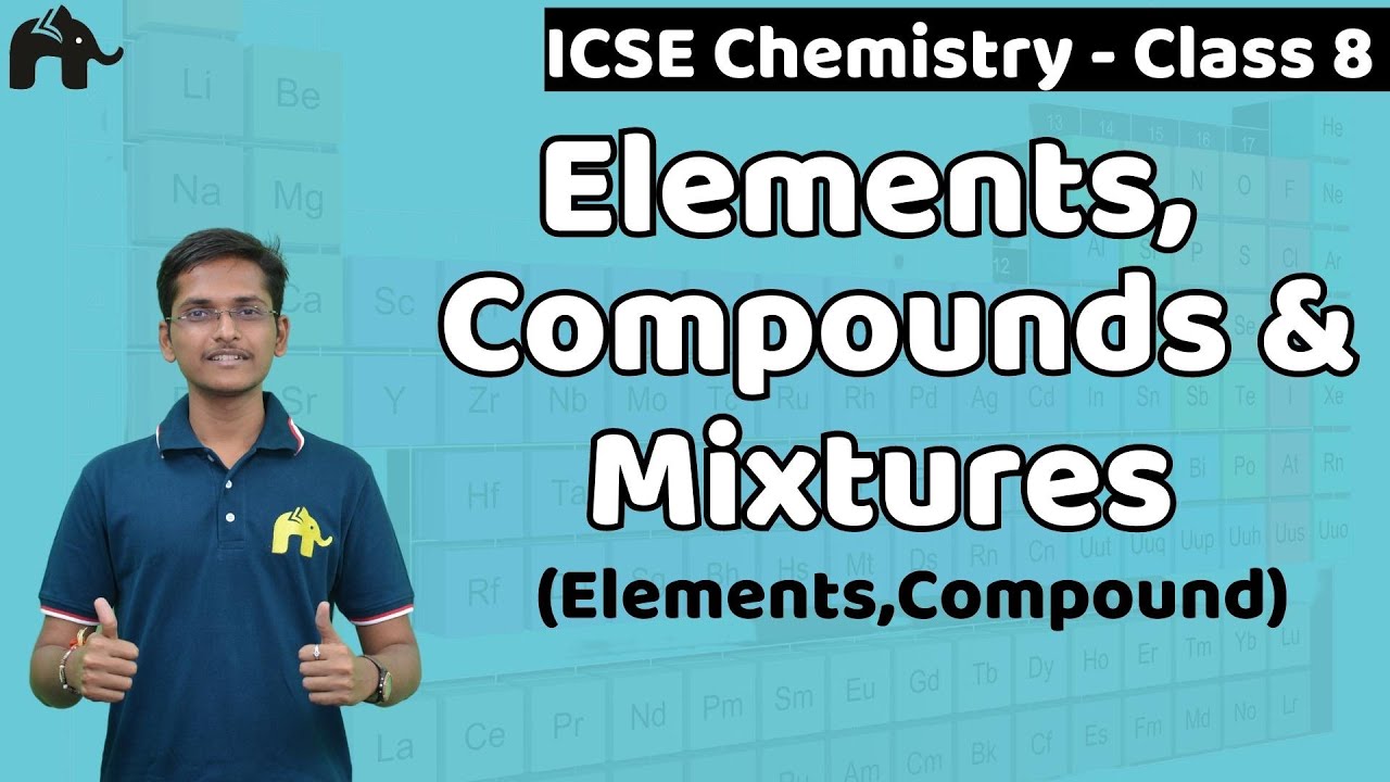Elements, Compounds & Mixtures - Symbols, Classification, Difference Class 8 ICSE Chemistry | Selina