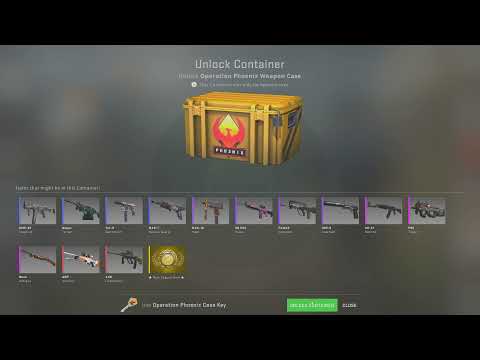 Opening a CS:GO case til a gold appears... DAY 264