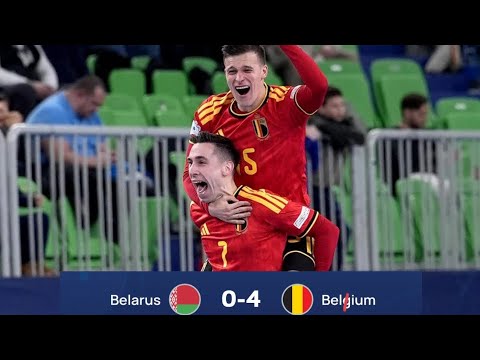 Belgium 4 - 0 Belarus : UEFA Futsal 2026 