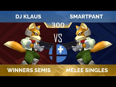 RogaSmash 300: SSBM – Winners Semis — DJ Klaus (Fox) vs Smartpant (Fox)
