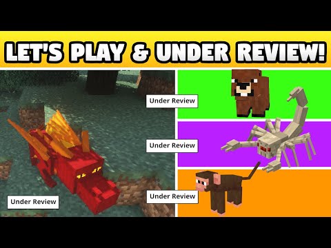 Stealth - Minecraft UNDER REVIEW LET'S PLAY! Pet Dragons, Magic Forest & Animals!!!