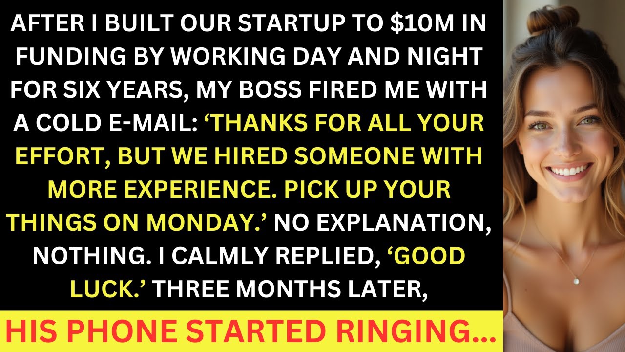 Got Fired With A Cold E-mail After Building Our Startup To $10M, It Would Get My Boss Into Trouble..