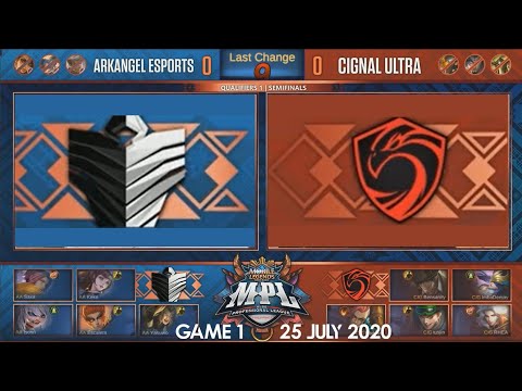 ARKANGEL VS CIGNAL ULTRA [GAME 1] 25 JULY 2020 [MAIN QUALIFIERS] | MPL PHILIPPINES SEASON 6