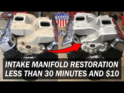 Aluminum Intake Manifold Restoration the quick, cheap and ...