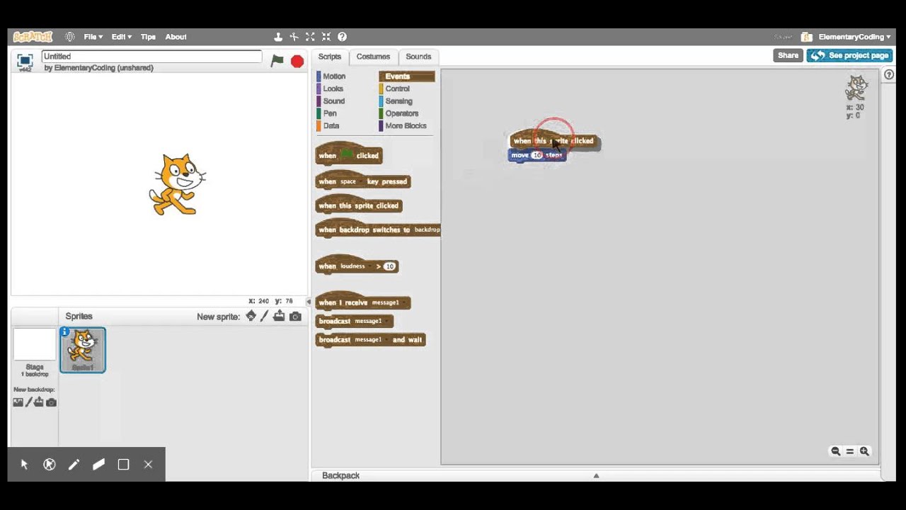 Getting Started with Scratch Part 1