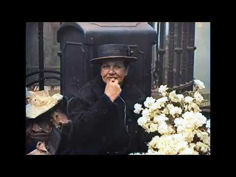 A Day in Old London in 1920 in colour! [AI enhanced HD]