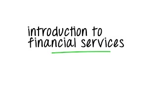 Introduction to Financial Services