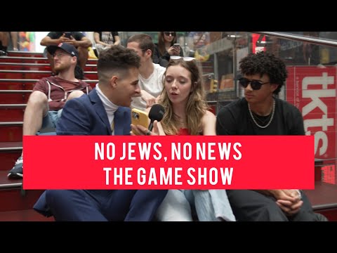 No Jews, No News - The Game Show Ft. Zach Sage Fox 📺🎤 #israel 