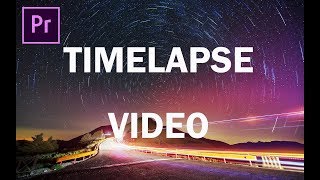 프리미어프로 야매강좌 25강 사진으로 타임랩스 비디오 만드는법