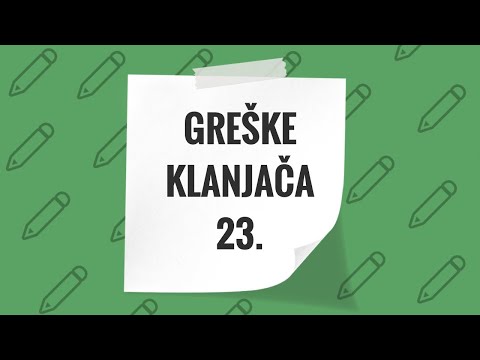 GREŠKE KLANJAČA (23. dio) || dr. Safet Kuduzović