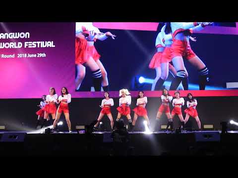 29/06/61 K-Girls cover MOMOLAND #Changwon K-POP World Festival 2018「1080p60FPS」