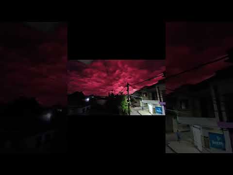 🚨 Última hora este 13 de agosto de 2026 Galeras Sucre Colombia 🤯🔴🌌 #Colombia #cielorojo #magoarciris