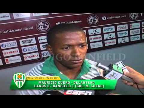 MAURICIO CUERO - LANÚS 0 - BANFIELD 1 - FECHA 24 - 13-09-2015