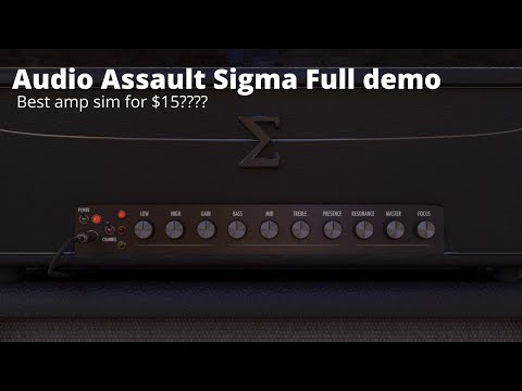 Best Amp Sim For $15???? Audio Assault Sigma Full Demo