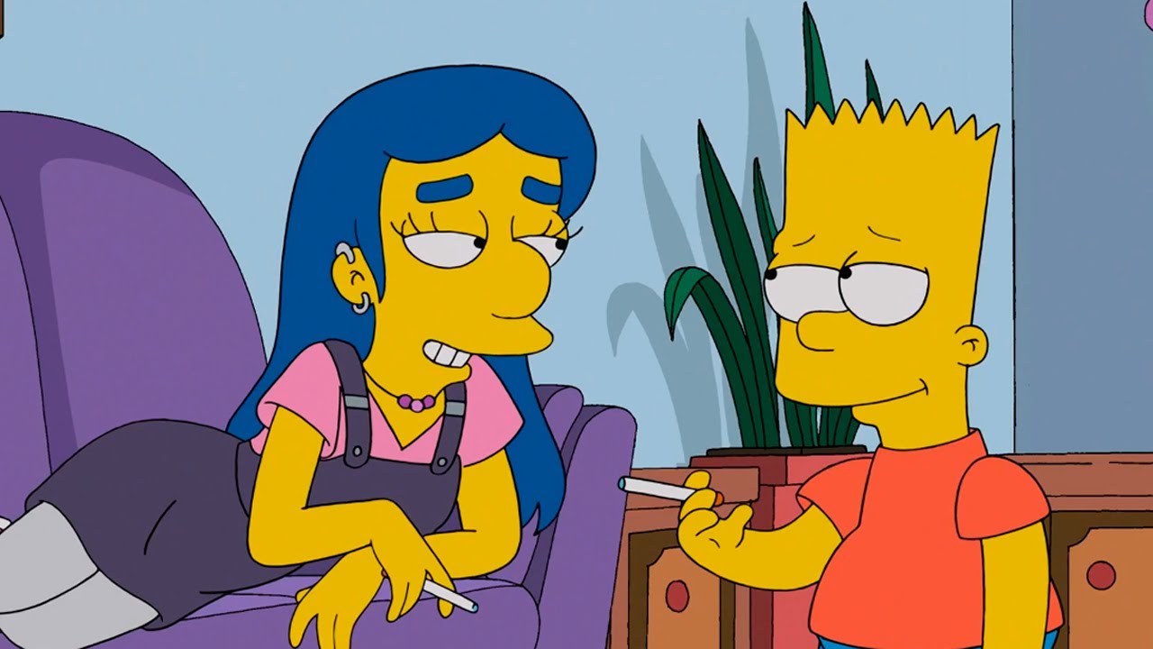 BART E A PRIMA DO MILHOUSE ESTÃO FLERTANDO | OS SIMPSONS