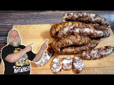 Jak robię kiełbasę dojrzewającą z samego boczku - Praktyka u Praktyka