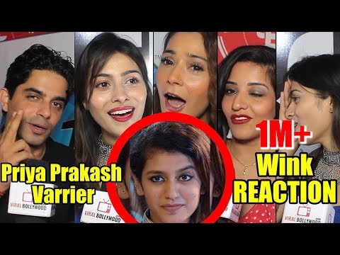 Celebrities Reaction On Priya Prakash Varrier Viral Wink