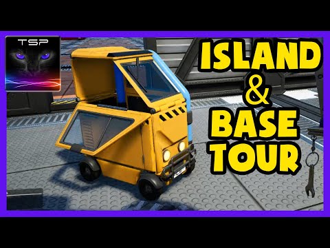 Satisfactory ► Island Tour - Multiple Bases, Trains, Factories & Nuclear Power Plants!