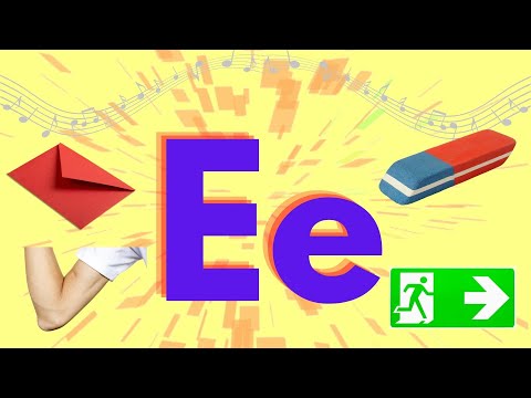 letter E phonics | Kid's Alphabet | letter sounds E | ABC for Toddlers preschool KINDERGARTEN