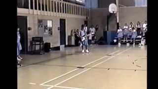 preview picture of video 'Joel Hancock Jr performs on guitar at his last Harkers Island School basketball game in 1998'