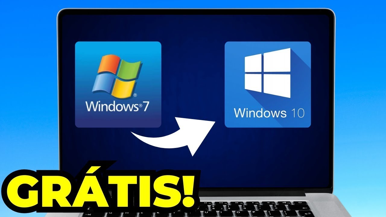 😱Como ATUALIZAR do Windows 7 para o Windows 10 GRÁTIS Sem Erro! (ATUALIZADO)
