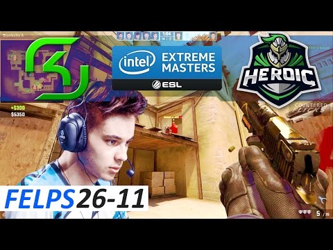 felps POV 26-11 CS:GO - SK vs Heroic [Mirage] IEM Katowice 2017