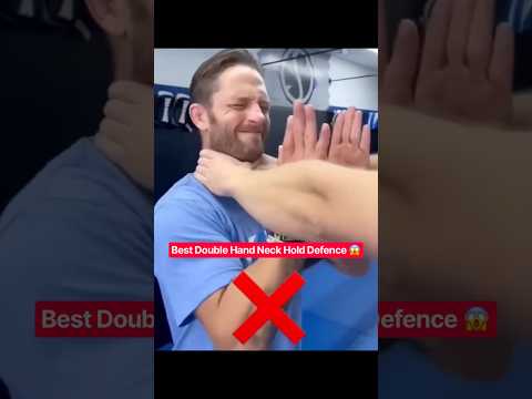Best Double Hand Neck Hold Defence 😱🥋 #selfdefense #judo #selfdefence #viral #explore