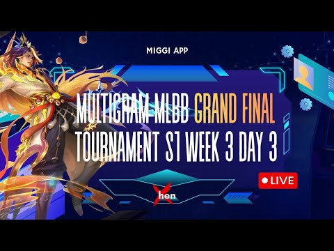 🎬 [LIVE] 🔴 MULTIGRAM MLBB TOURNAMENT S1 GRAND FINAL – MIGGI APP