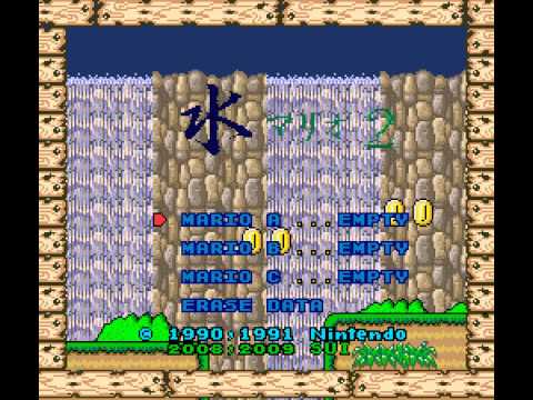 Mario Wednesday 2 (SNES / Super Nintendo) - Vizzed.com GamePlay (rom hack) Title Screen Music