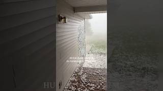 Download lagu Softball-Sized Hail Destroys Homes in Nebraska – Caught on Camera! #hail #hailstorm #severeweather mp3